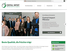 Tablet Screenshot of central-import.com